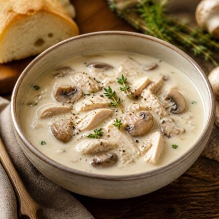 Cream of Chicken & Mushroom Soup